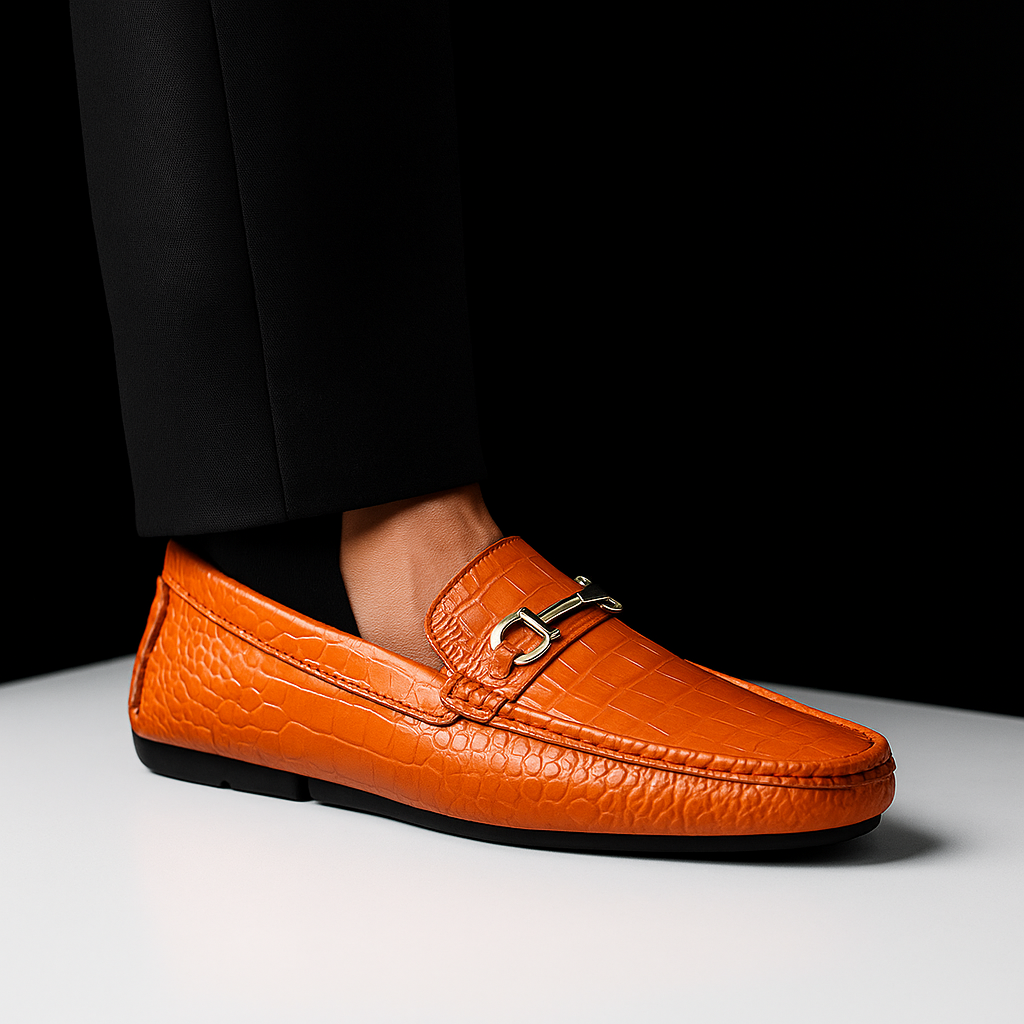 Monaco Step Leather Loafers