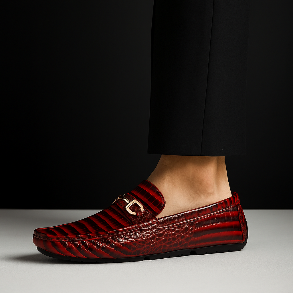 Monaco Step Leather Loafers