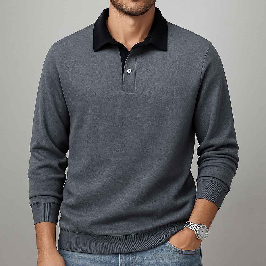 HARRY COLLAR SWEATSHIRT