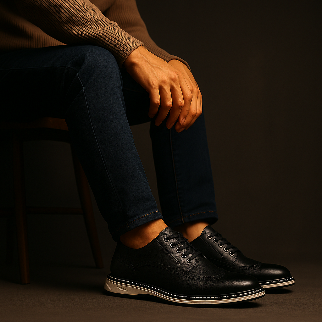 JOHN HAYES LEATHER SHOES