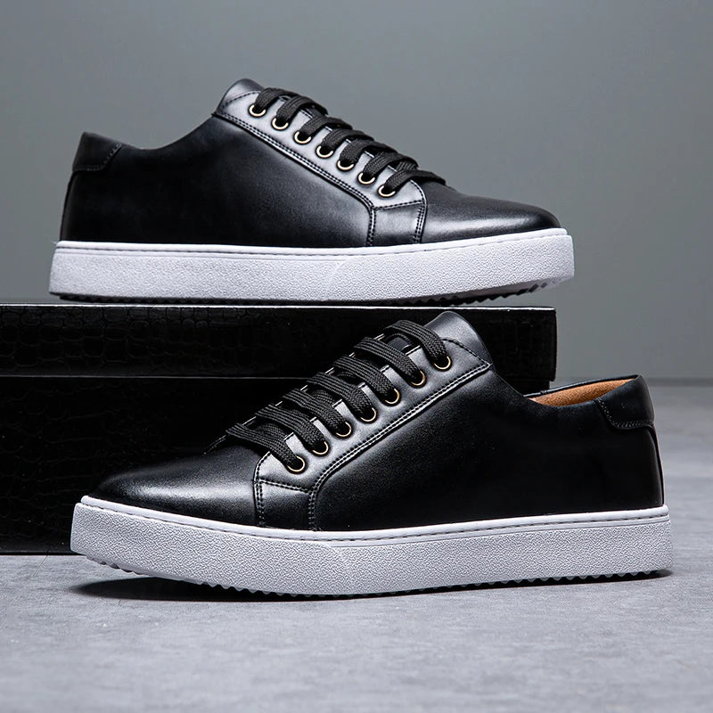 MILAN MONARCH LEATHER SNEAKERS