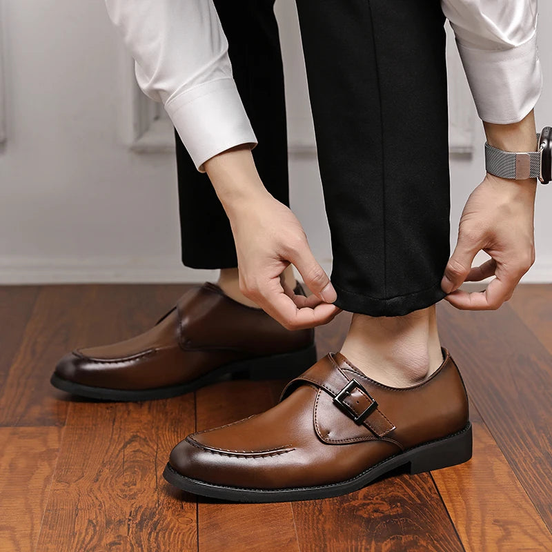 KINGSLEY LANE LEATHER LOAFERS