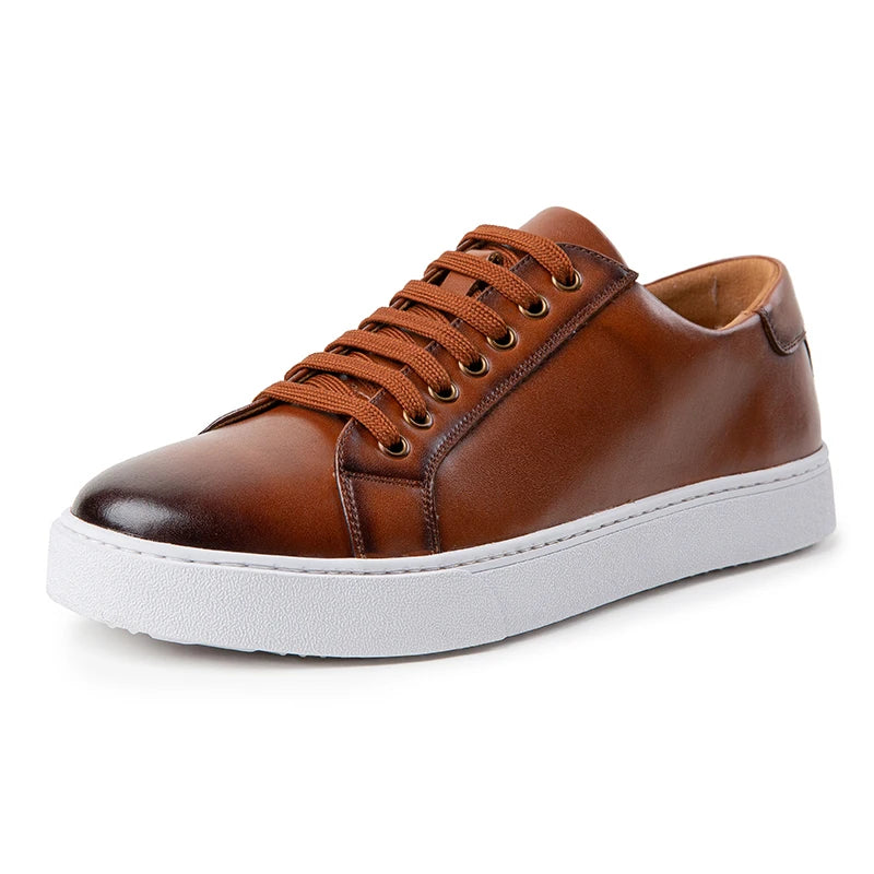 MILAN MONARCH LEATHER SNEAKERS