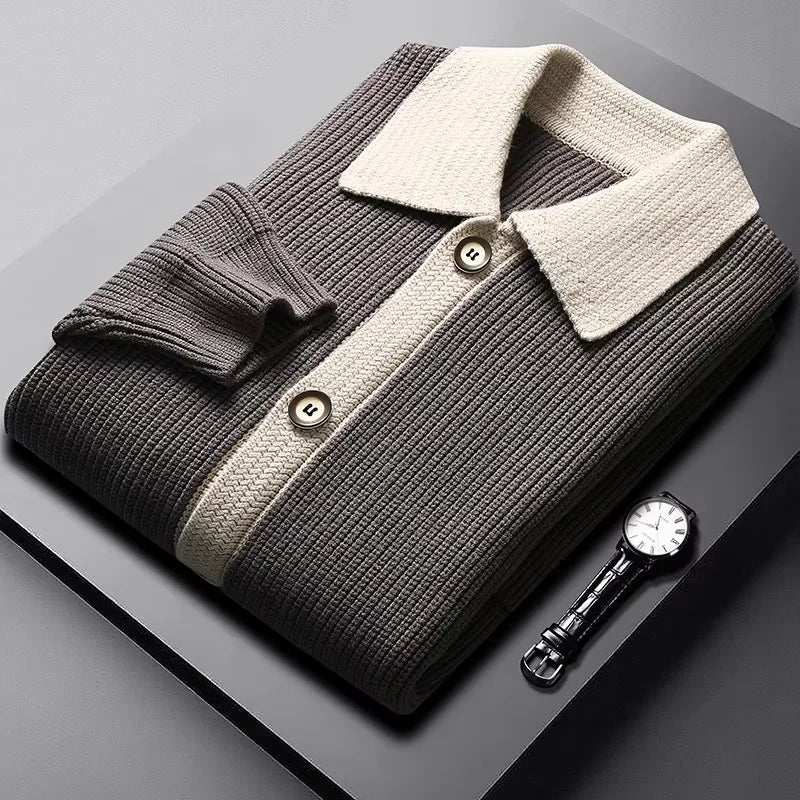 DORIAN TWO-TONE CARDIGAN