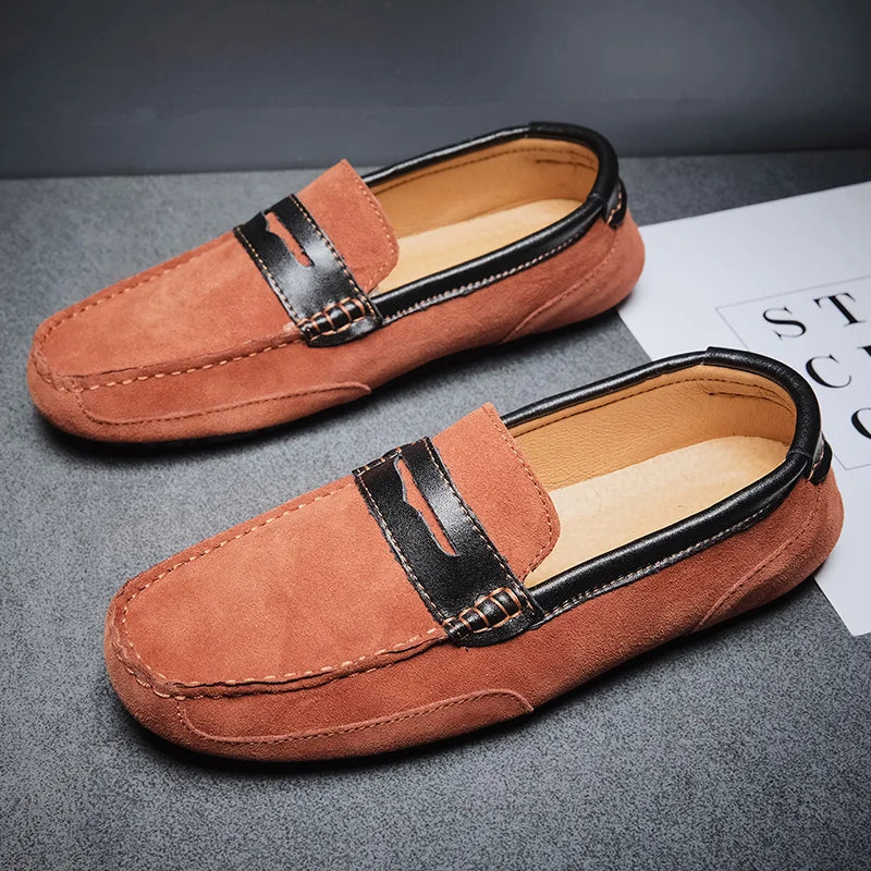 ANTONIO SUEDE LEATHER LOAFERS