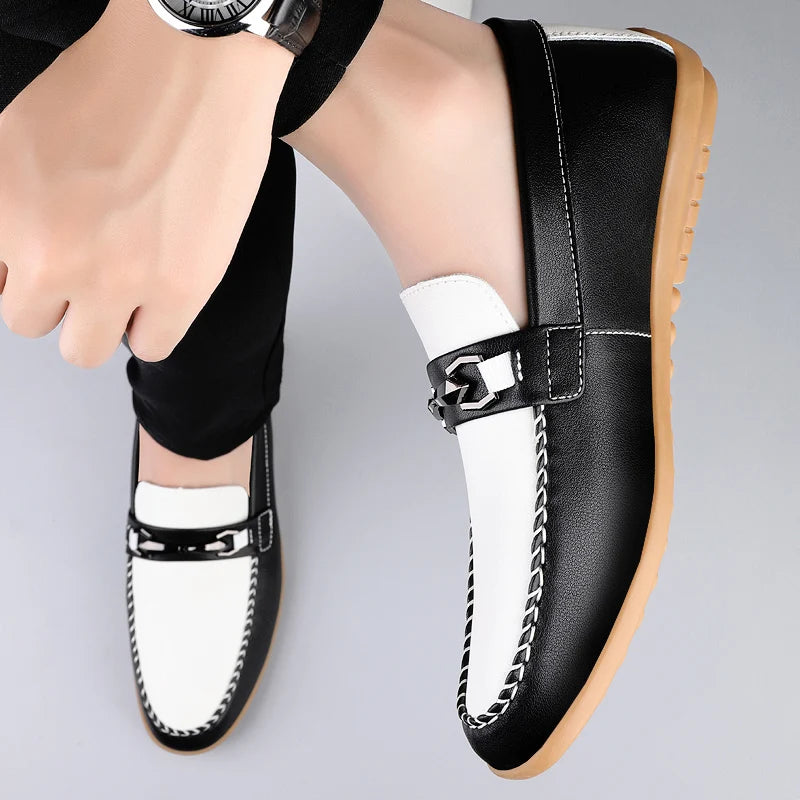 AMALFI GENUINE LEATHER LOAFERS