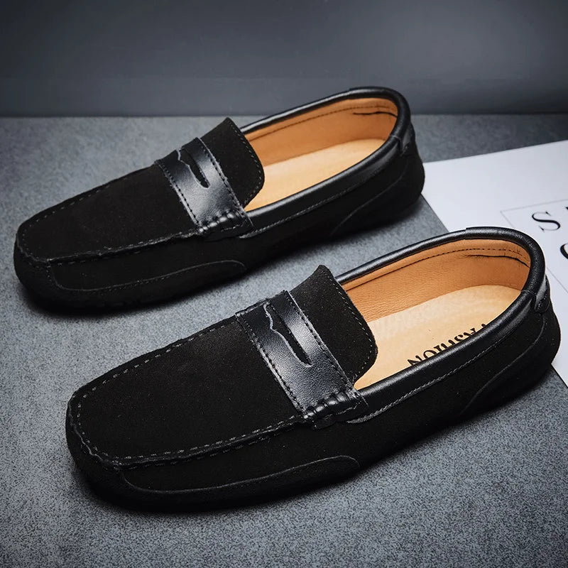 ANTONIO SUEDE LEATHER LOAFERS