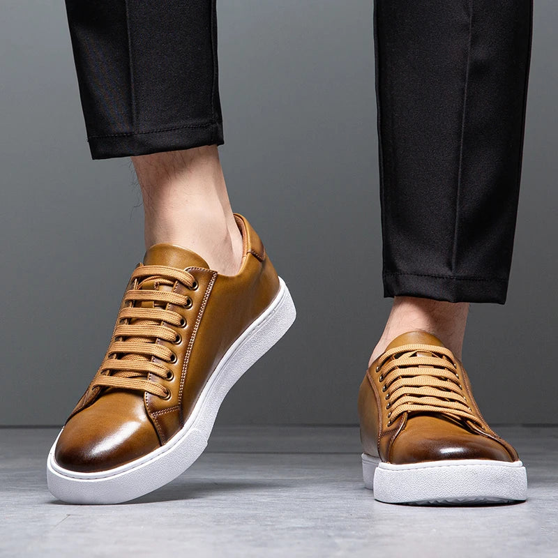 MILAN MONARCH LEATHER SNEAKERS