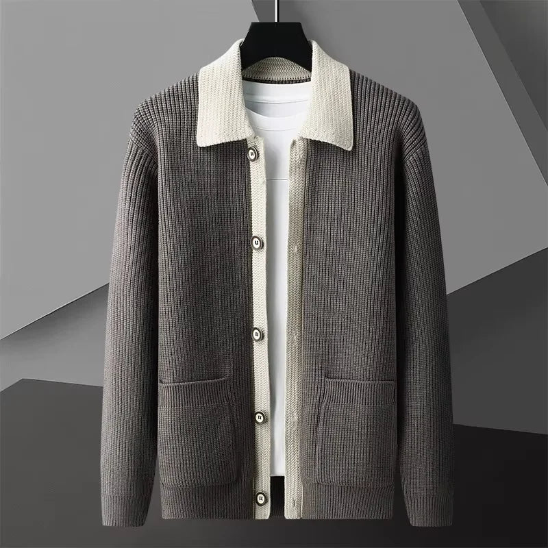 DORIAN TWO-TONE CARDIGAN