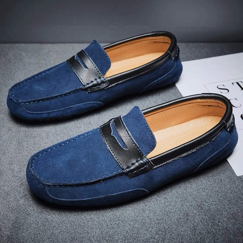 ANTONIO SUEDE LEATHER LOAFERS