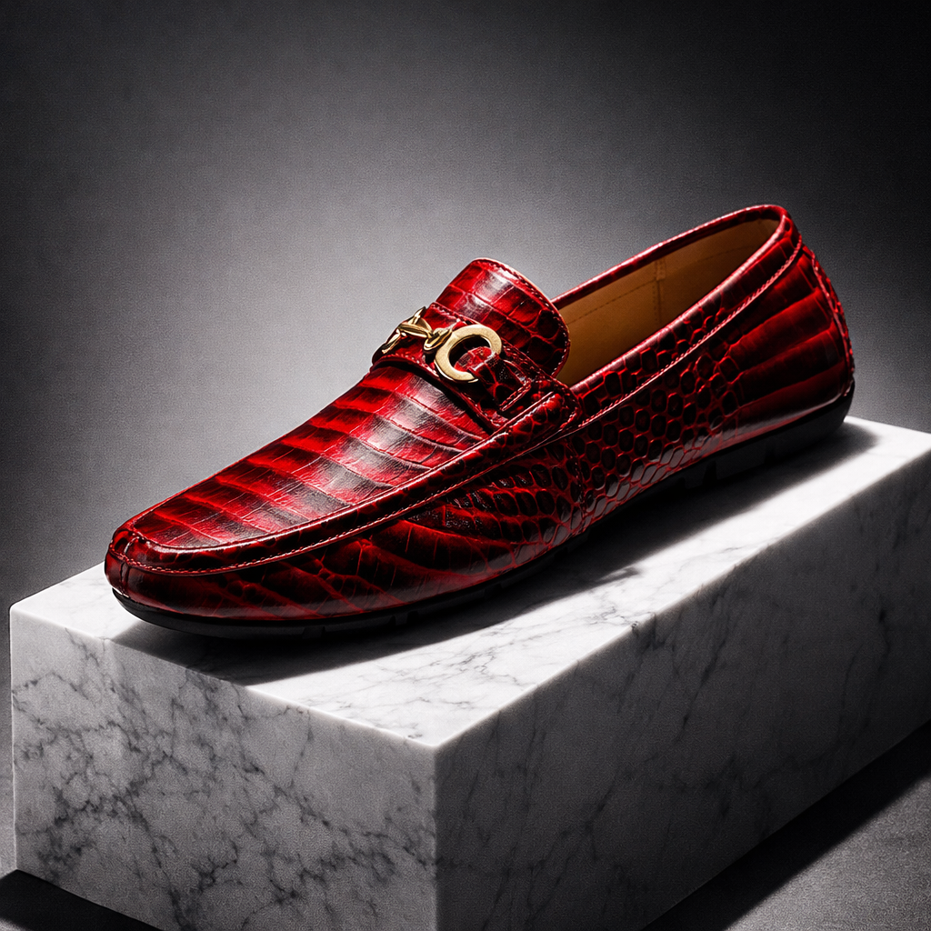 Monaco Step Leather Loafers