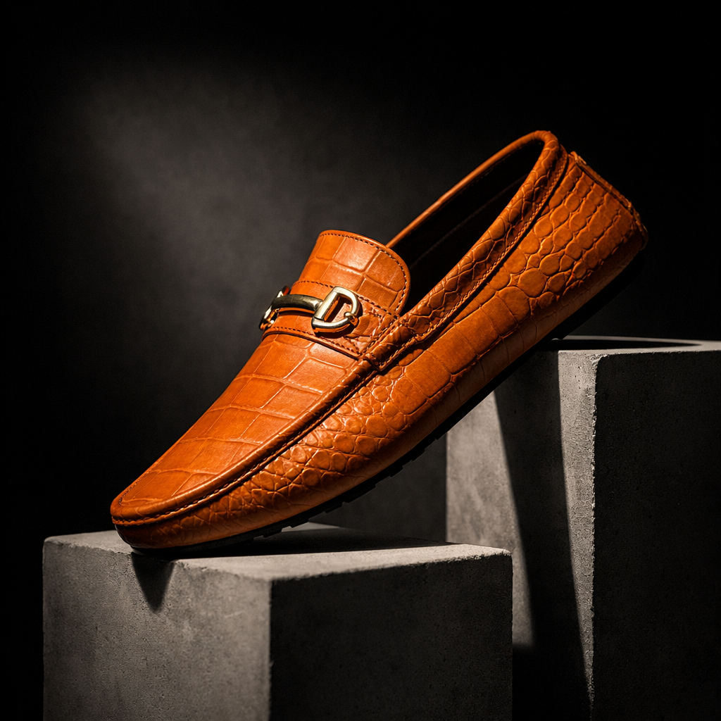 Monaco Step Leather Loafers