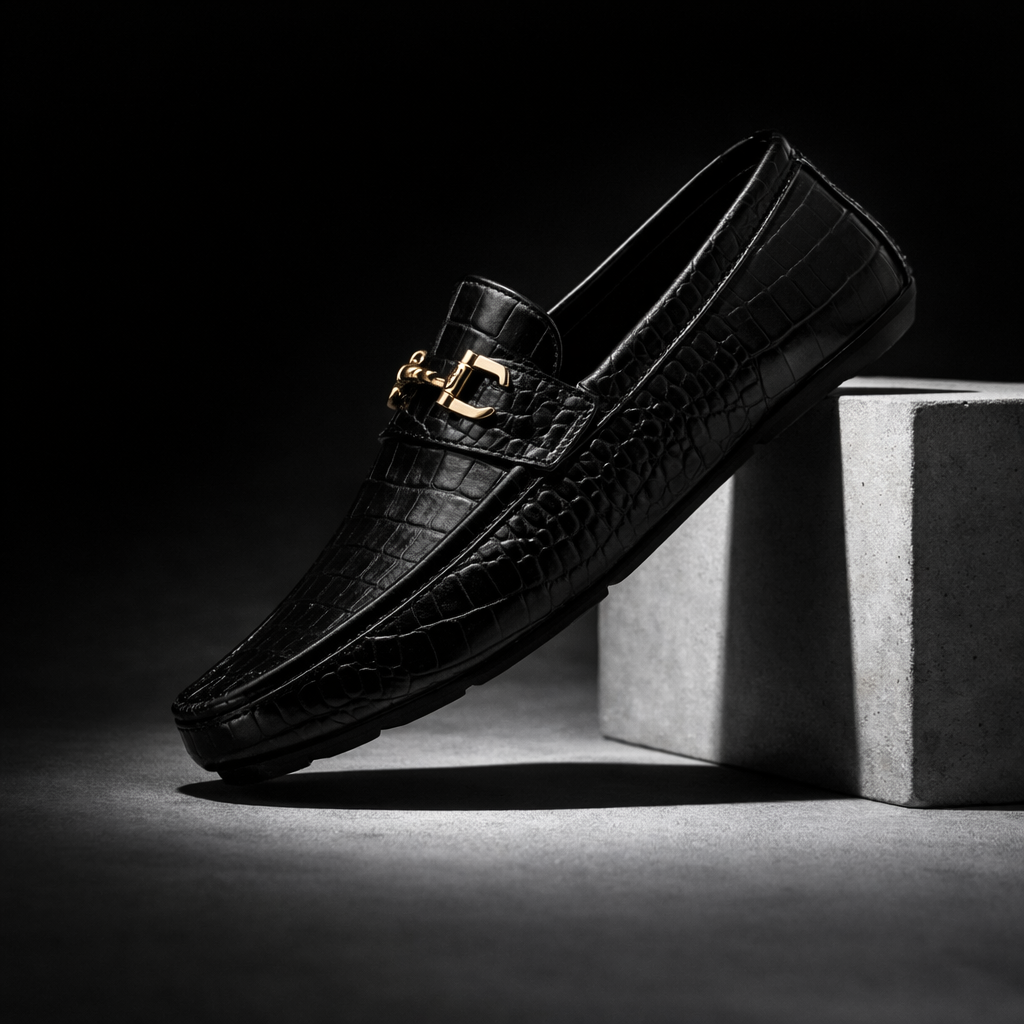 Monaco Step Leather Loafers