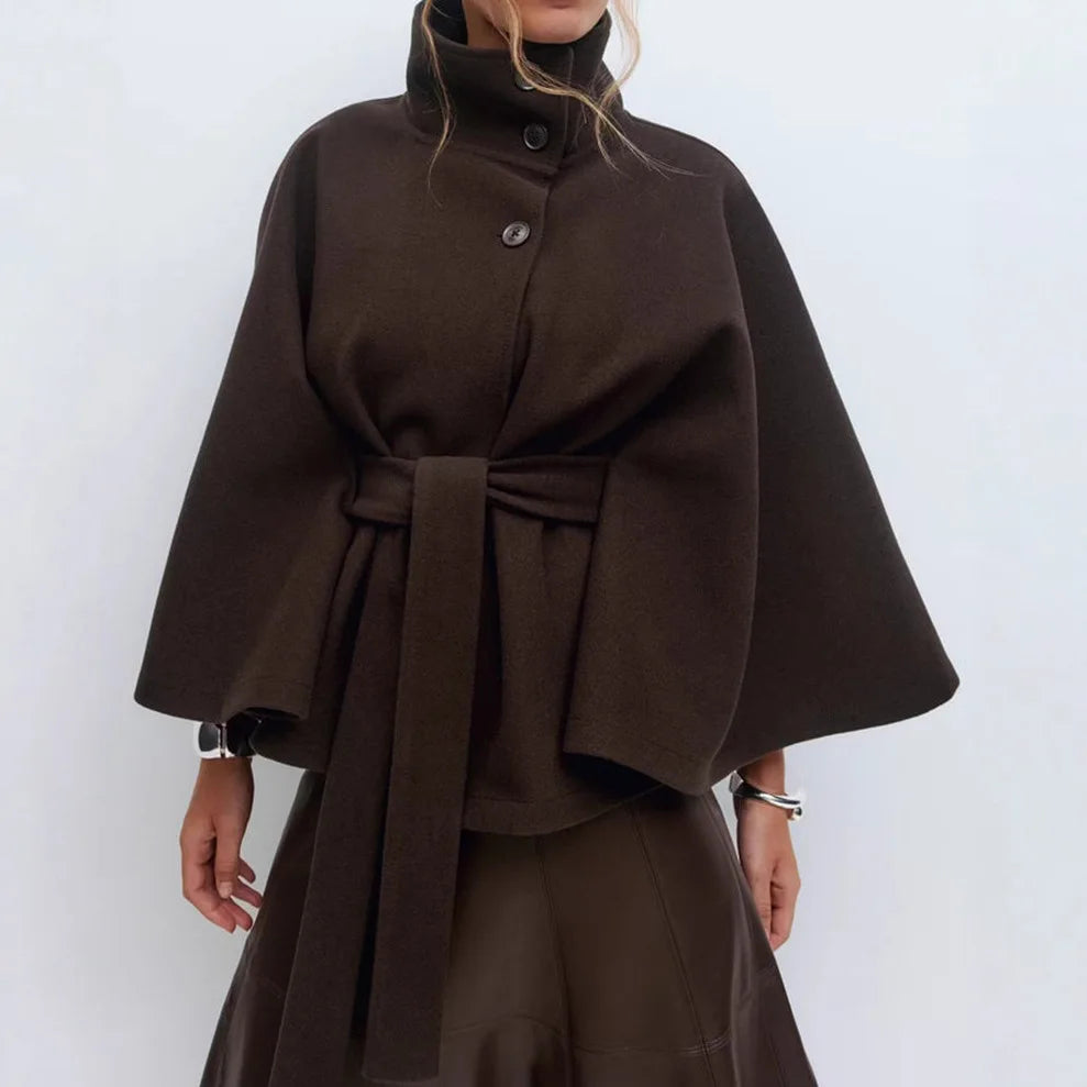 ALICIA LACE UP COAT