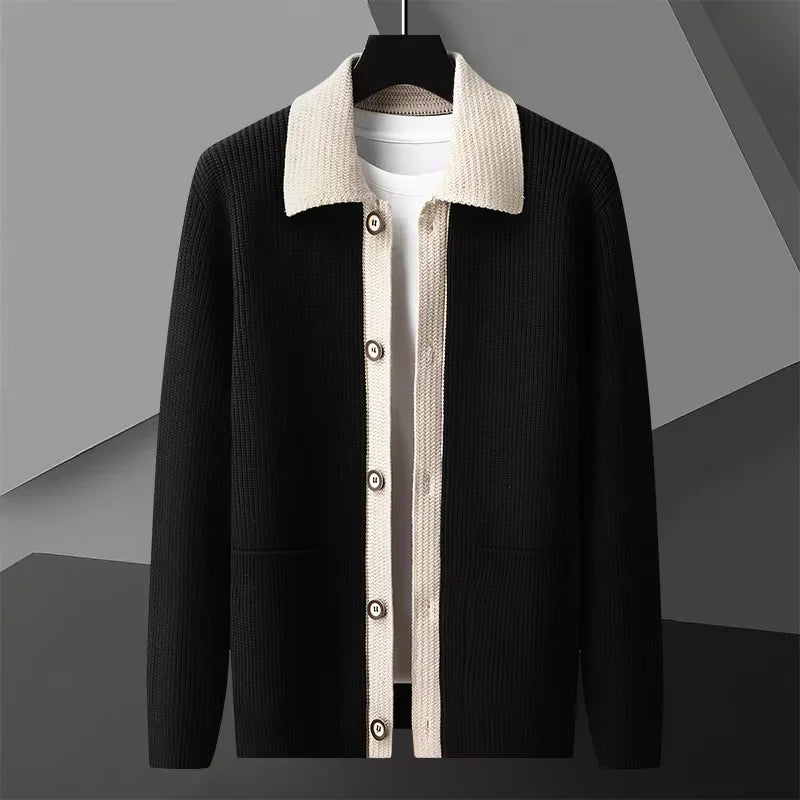 DORIAN TWO-TONE CARDIGAN