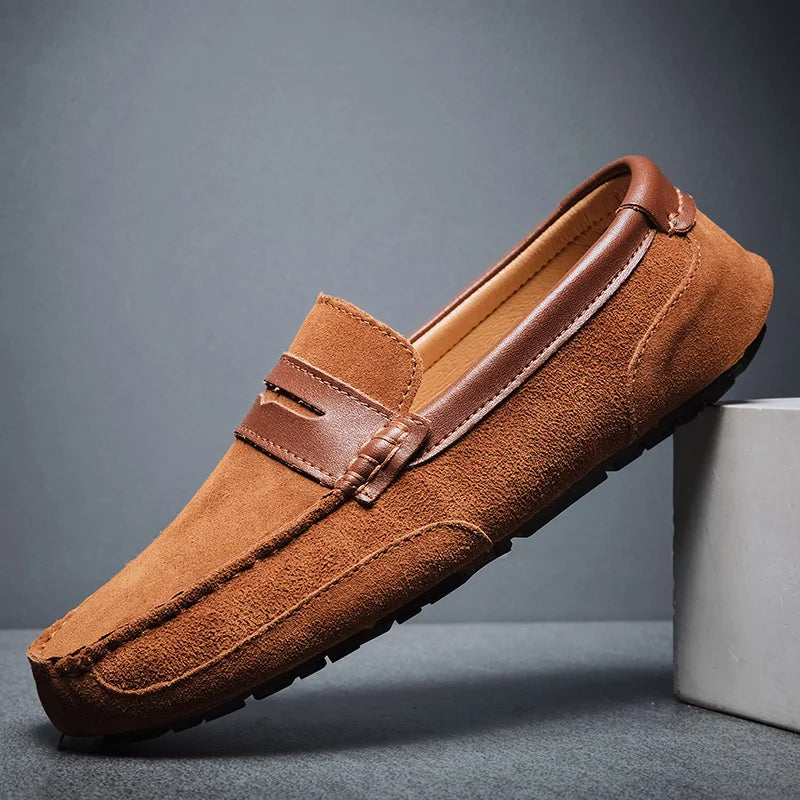 ANTONIO SUEDE LEATHER LOAFERS