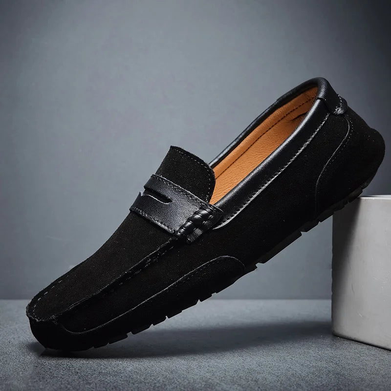 ANTONIO SUEDE LEATHER LOAFERS