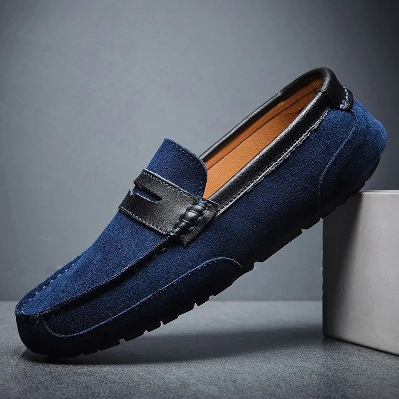 ANTONIO SUEDE LEATHER LOAFERS