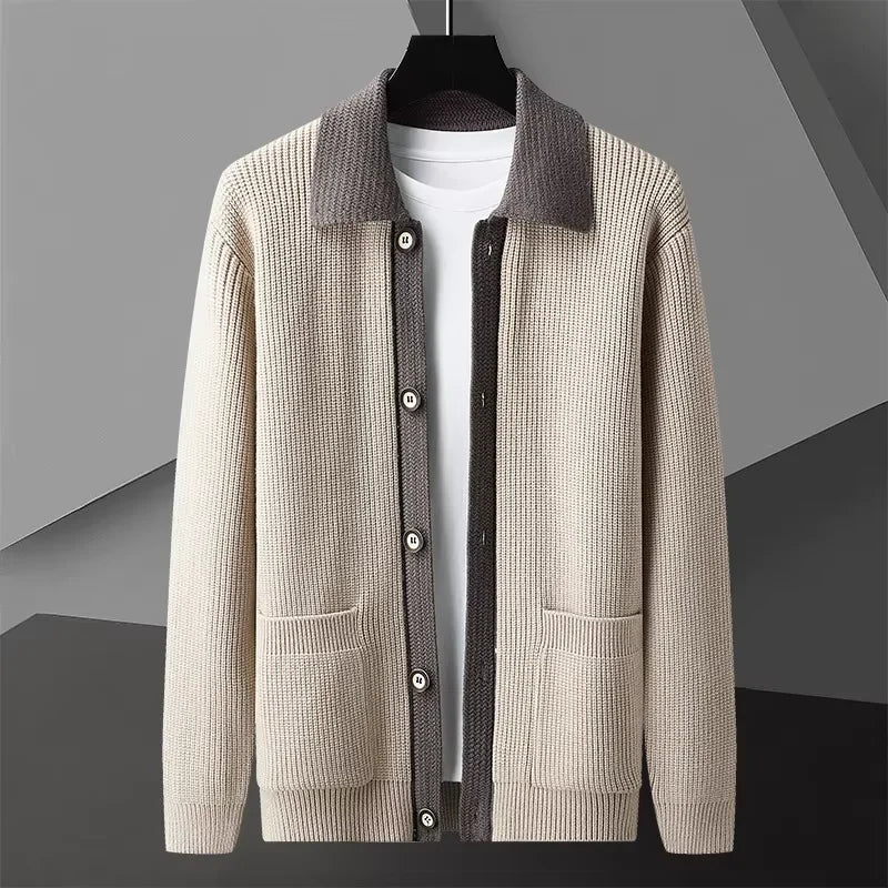DORIAN TWO-TONE CARDIGAN
