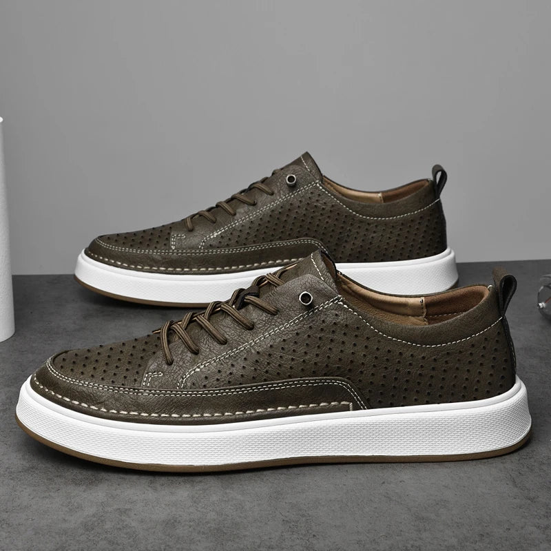 CASTRO CERRANO LEATHER SHOES