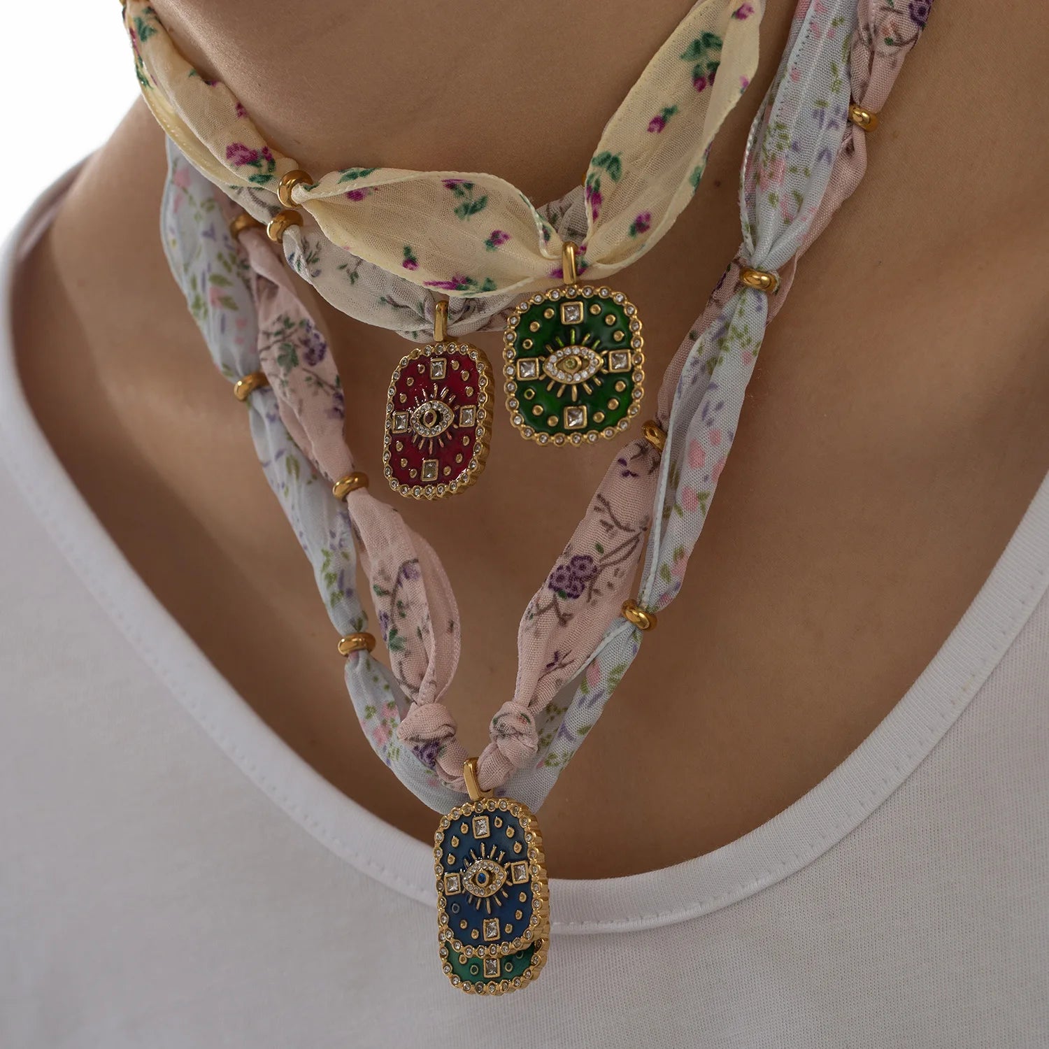 OPHELIA MYSTIC SCARF NECKLACE