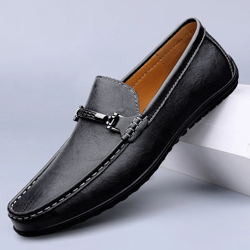 EMPOLI LEATHER LOAFERS