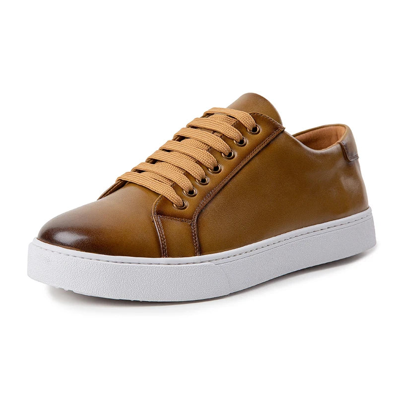 MILAN MONARCH LEATHER SNEAKERS