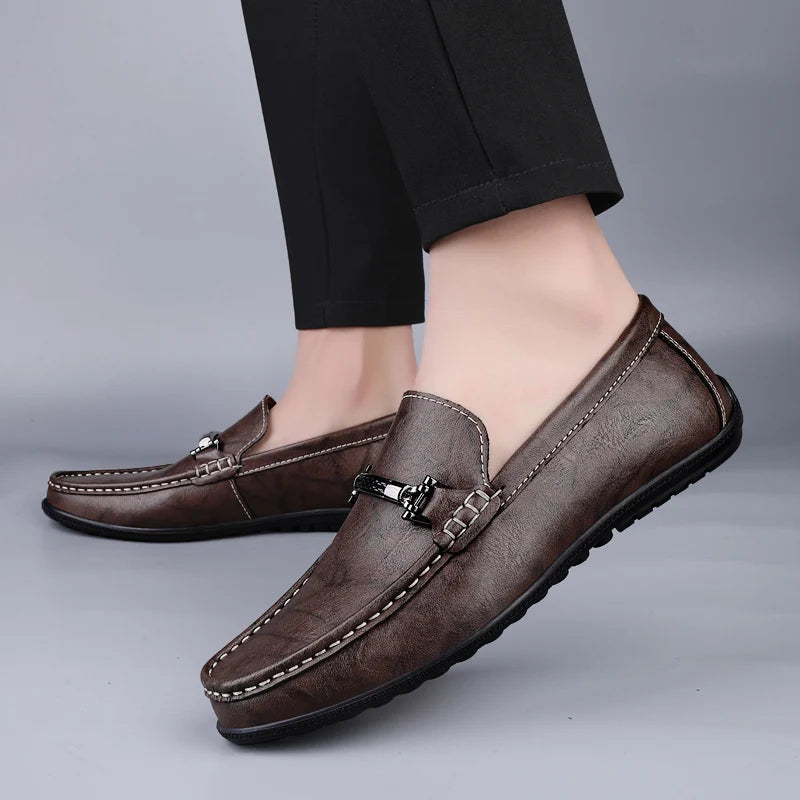 EMPOLI LEATHER LOAFERS