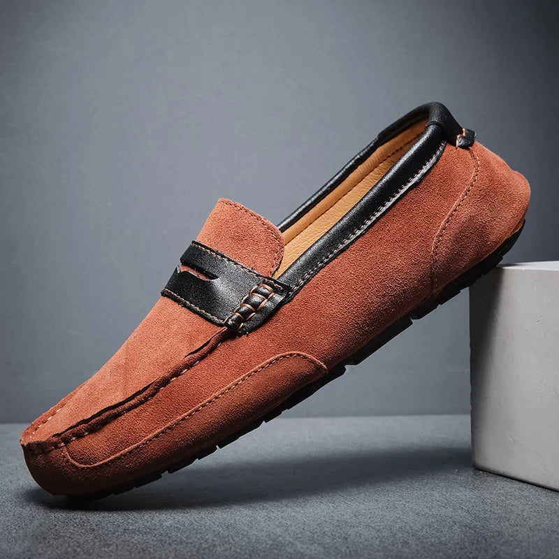 ANTONIO SUEDE LEATHER LOAFERS