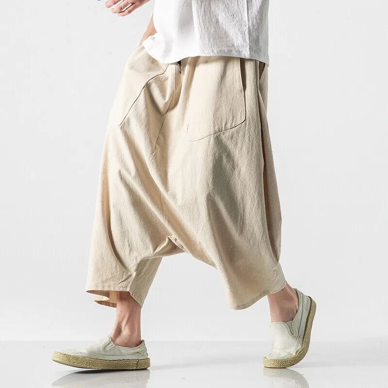 Nicholai Linen Harem Pants