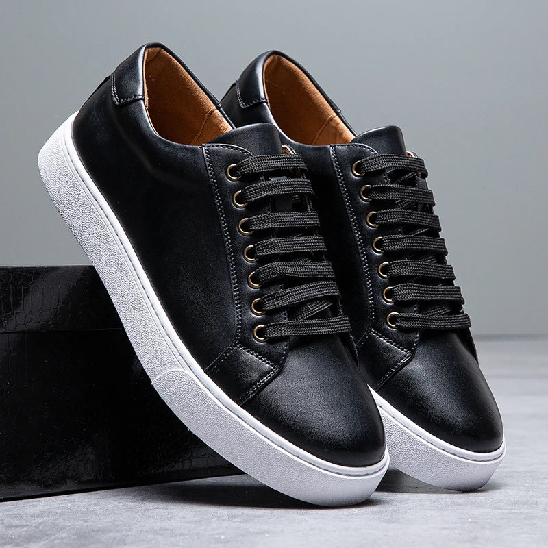 MILAN MONARCH LEATHER SNEAKERS