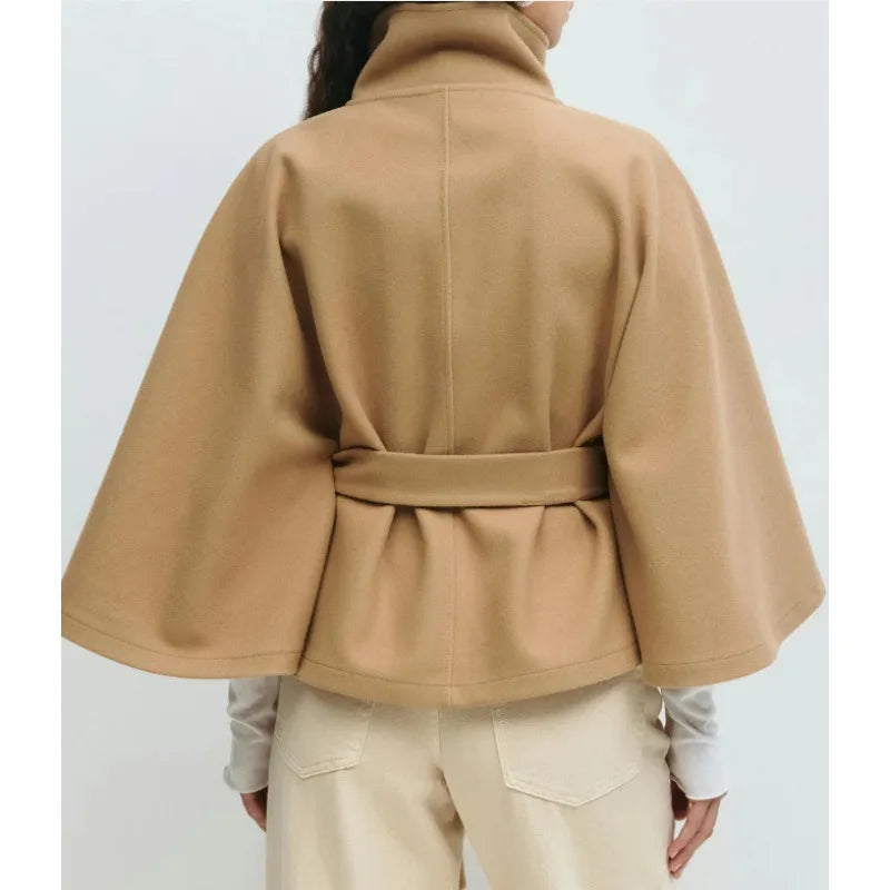 ALICIA LACE UP COAT